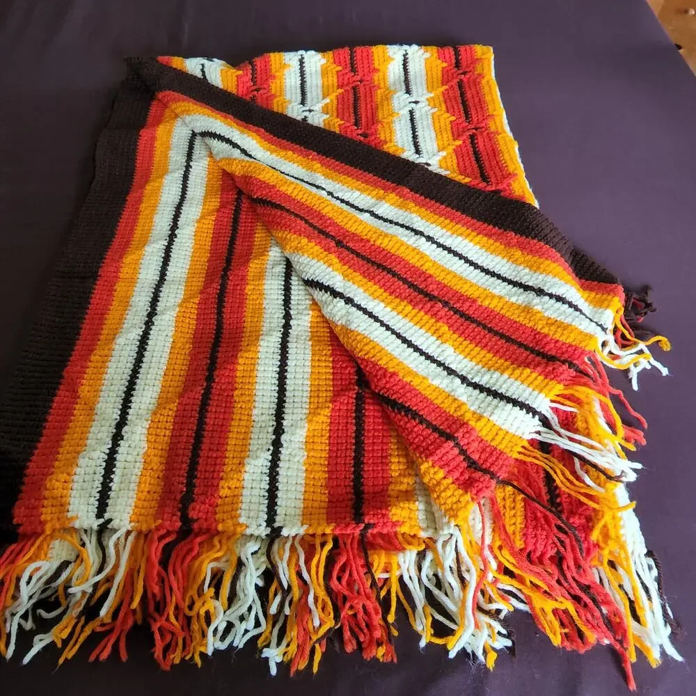 1970s Handmade Crocheted 